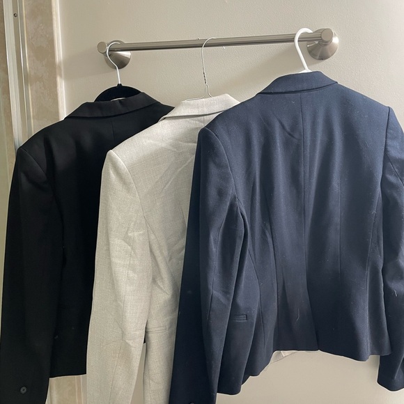 H&M Black, Gray, and Navy Blazer Set - Picture 2 of 6